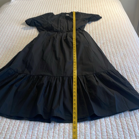 NWT J.Crew Side-Cutout Cotton Poplin Dress black sz 8 - Picture 11 of 15